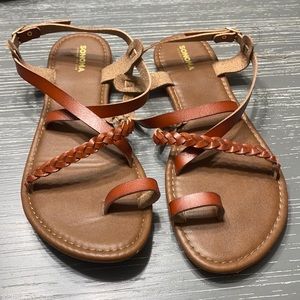 Sonoma Womens strappy sandals-TWO PAIR!!